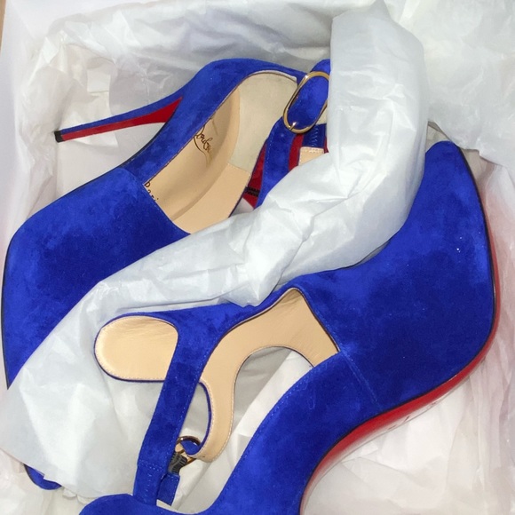 Louboutin Canadada 100 Veau Velours - Picture 6 of 7